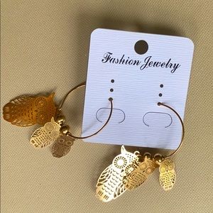 NWT- Owl Earrings